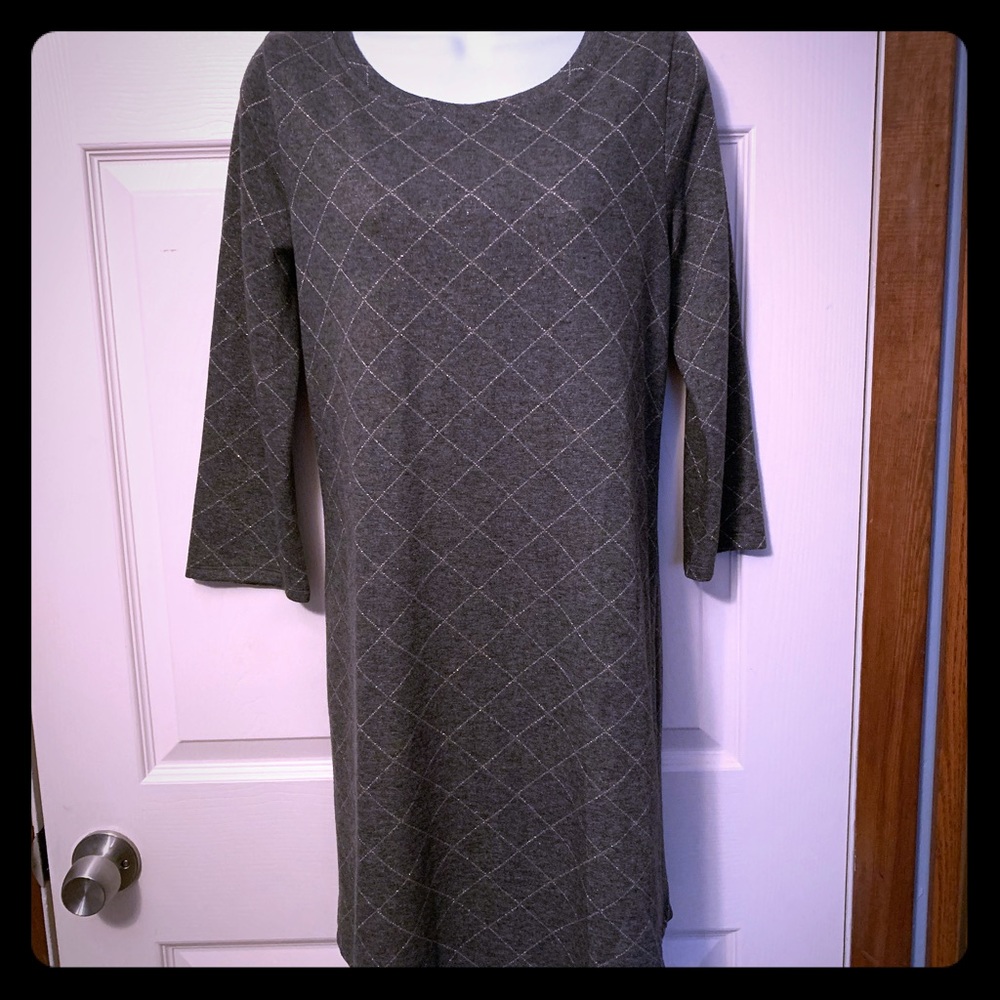 Gray sweater dress.   **BOGO same or less$
